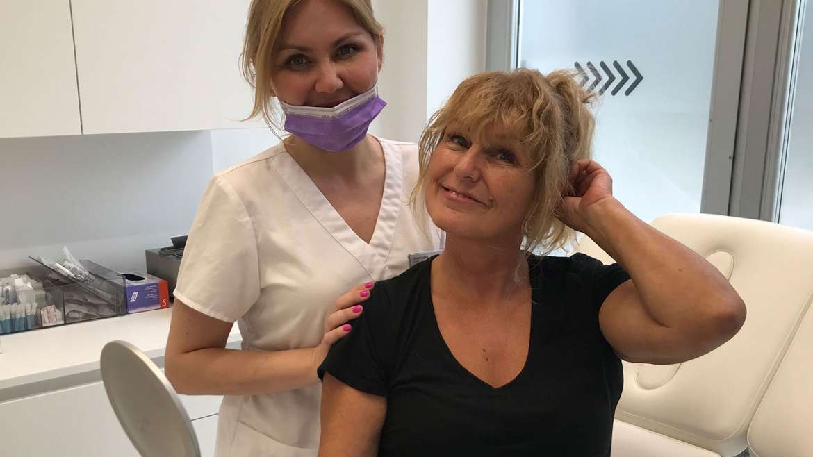 Zvezdana Mlakar o obisku v medicinskem centru Dermatologija.si