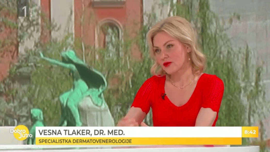 Kreme za zaščito pred soncem – dr. Vesna Tlaker v oddaji Dobro jutro na TV Slovenija