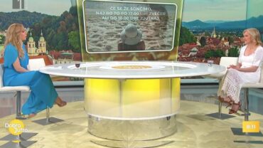 Zaščita pred soncem: dr. Vesna Tlaker v oddaji Dobro jutro